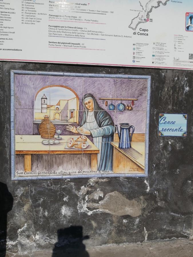 La Casina Del Pennolo, Casa Stani 60 Mq. Villa Conca dei Marini Exteriör bild